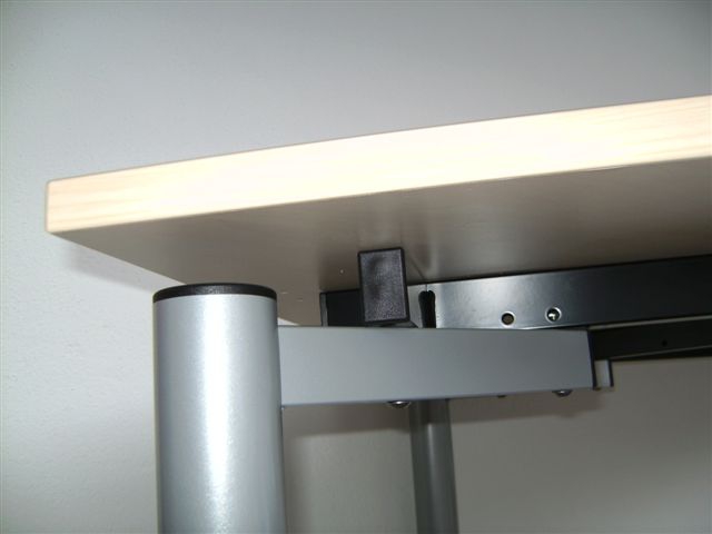 Freiform-Schreibtisch - 217 cm - links + rechts - Ahorn - Assmann