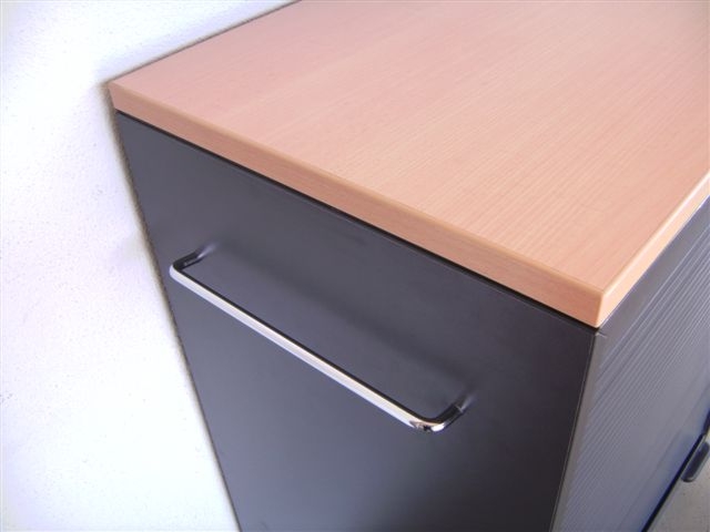 Rollcaddy - anthrazit / Buche