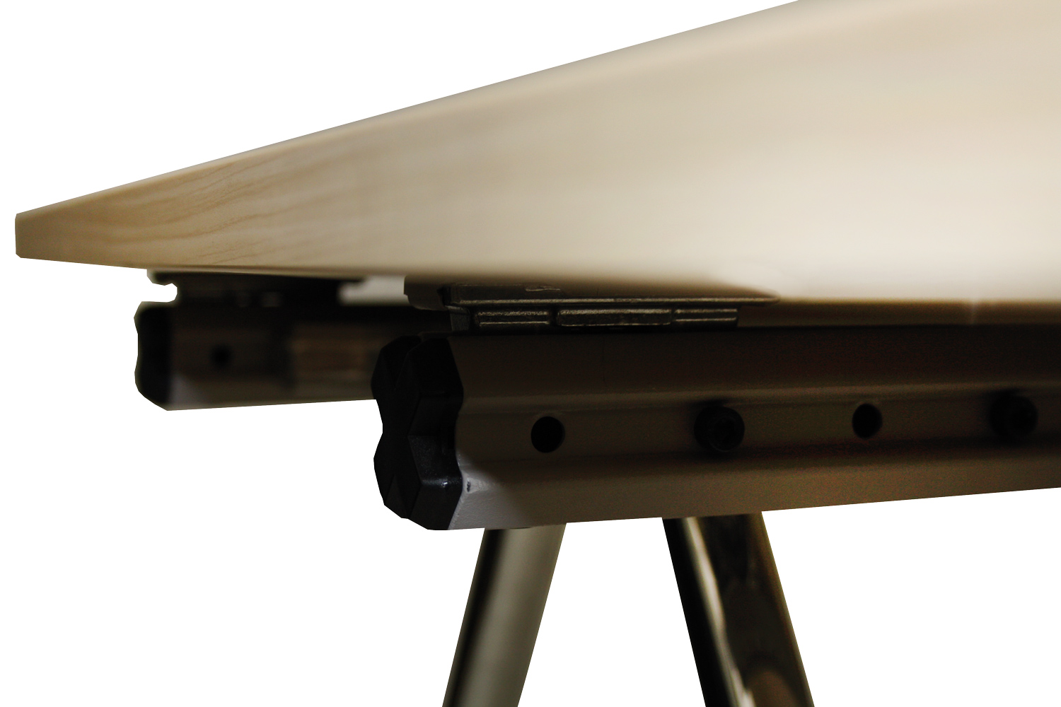 Winkelschreibtisch Vitra AdHoc, ahorn, chrom