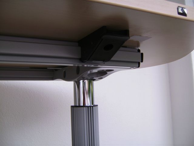 Freiform-Schreibtisch, rollbar - 180 cm - Ahorn - König + Neurath