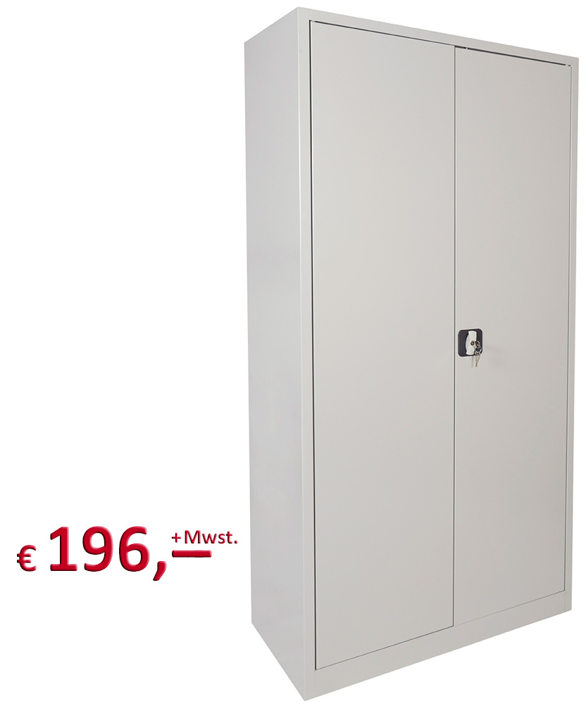 Metallschrank / Aktenschrank 5 OH - lichtgrau
