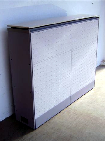 Sideboard / Schiebetürenschrank - 3 OH - mausgrau - Vitra