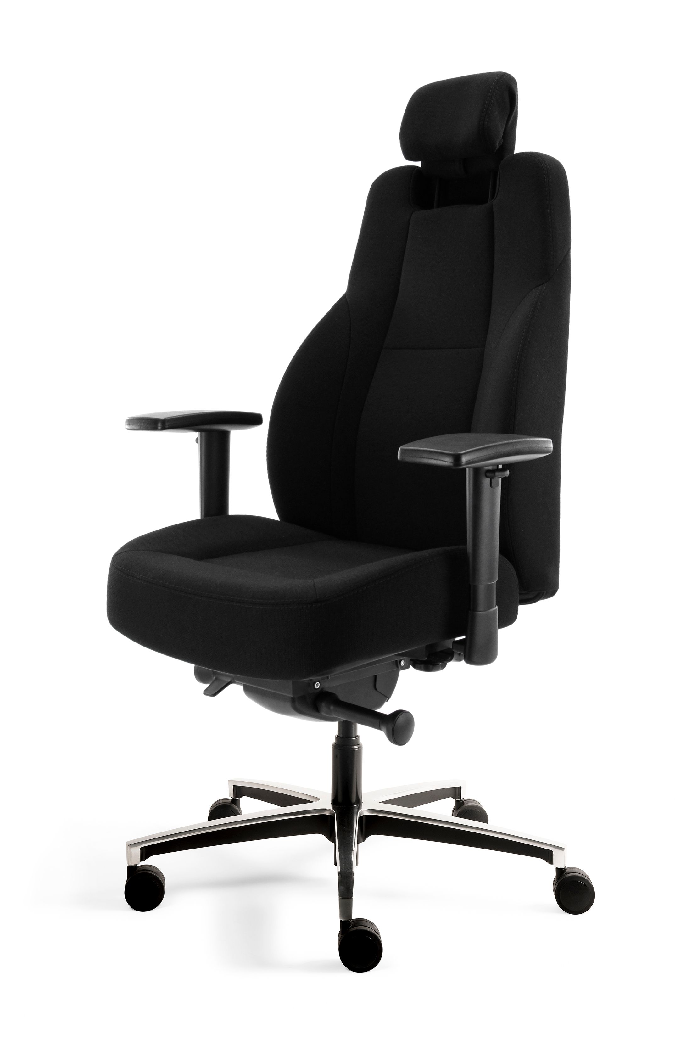 Chairsupply - Bürostuhl B1 - In Höhe und Tiefe verstellbare Kopfstütze