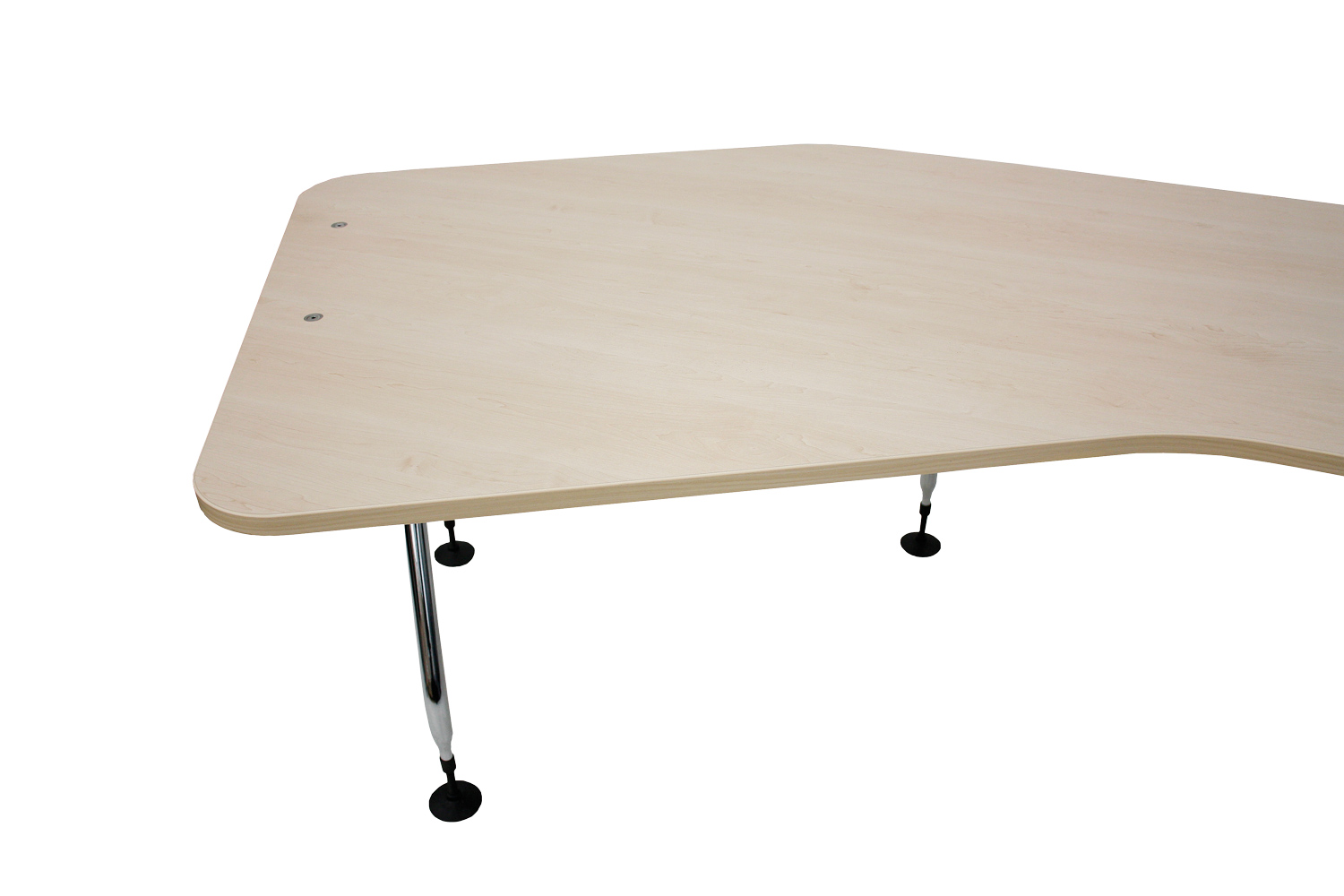Winkelschreibtisch Vitra AdHoc, ahorn, chrom