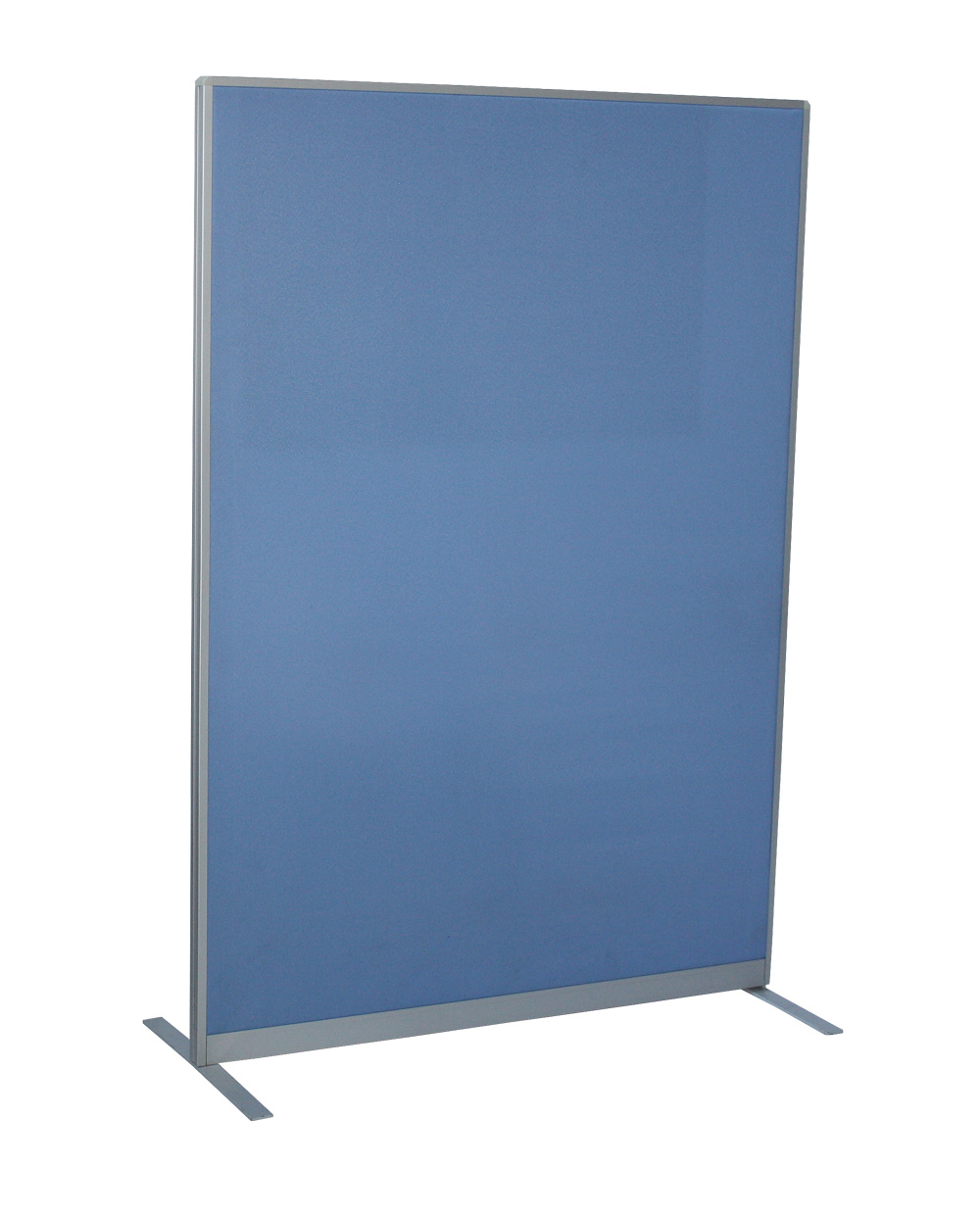 Trennwand - 130 x 80 cm - Rahmenteile: Aluminium - akustisch wirksam