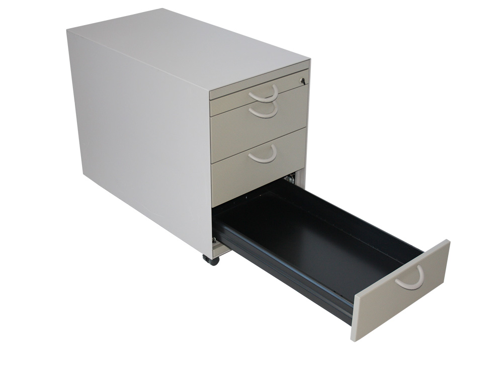 Vitra - Rollcontainer - 3 Schubladen - 1 Utensilienauszug - mit Schloss