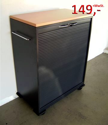 Rollcaddy - anthrazit / Buche