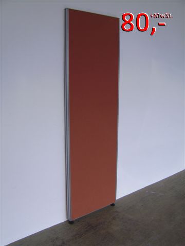 Trennwand / Funktionswand - 191 x 60 cm, Terracotta - VS