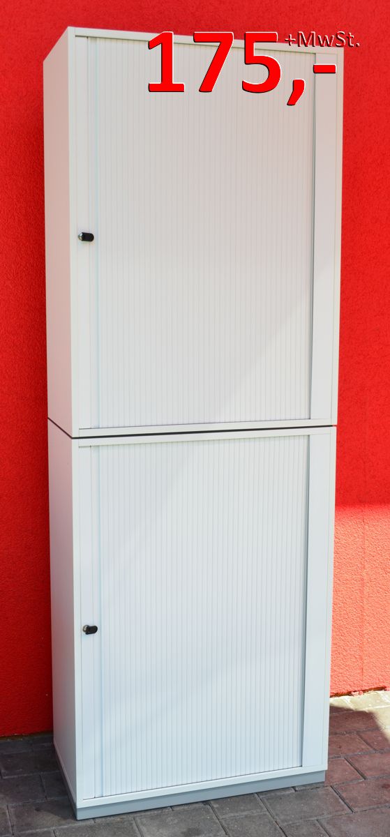 Aktenschrank endless 6 OH - weiß - mit Querrolladen - fm