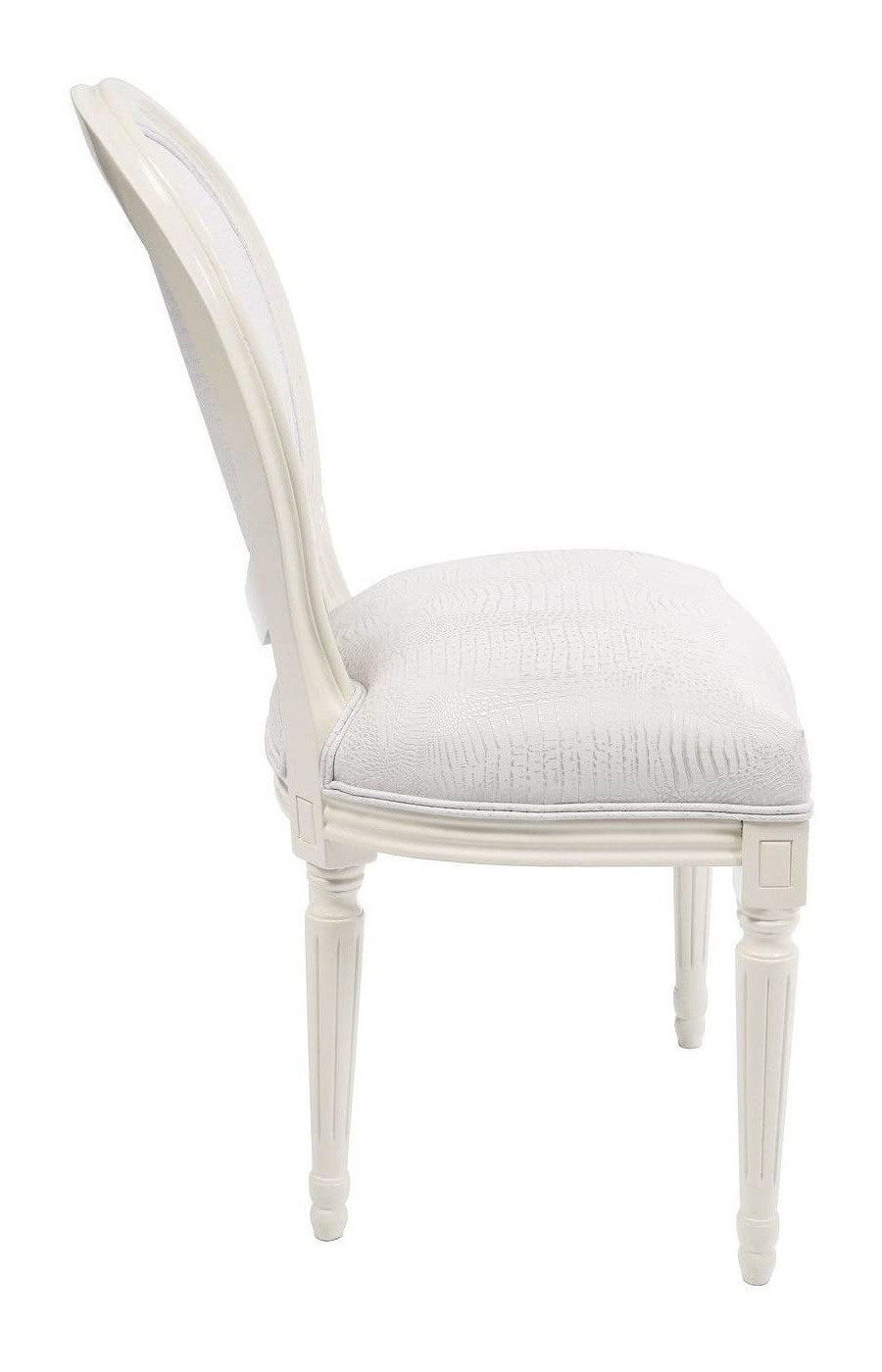 Kare Design - Stuhl - White Crocodile - Louis