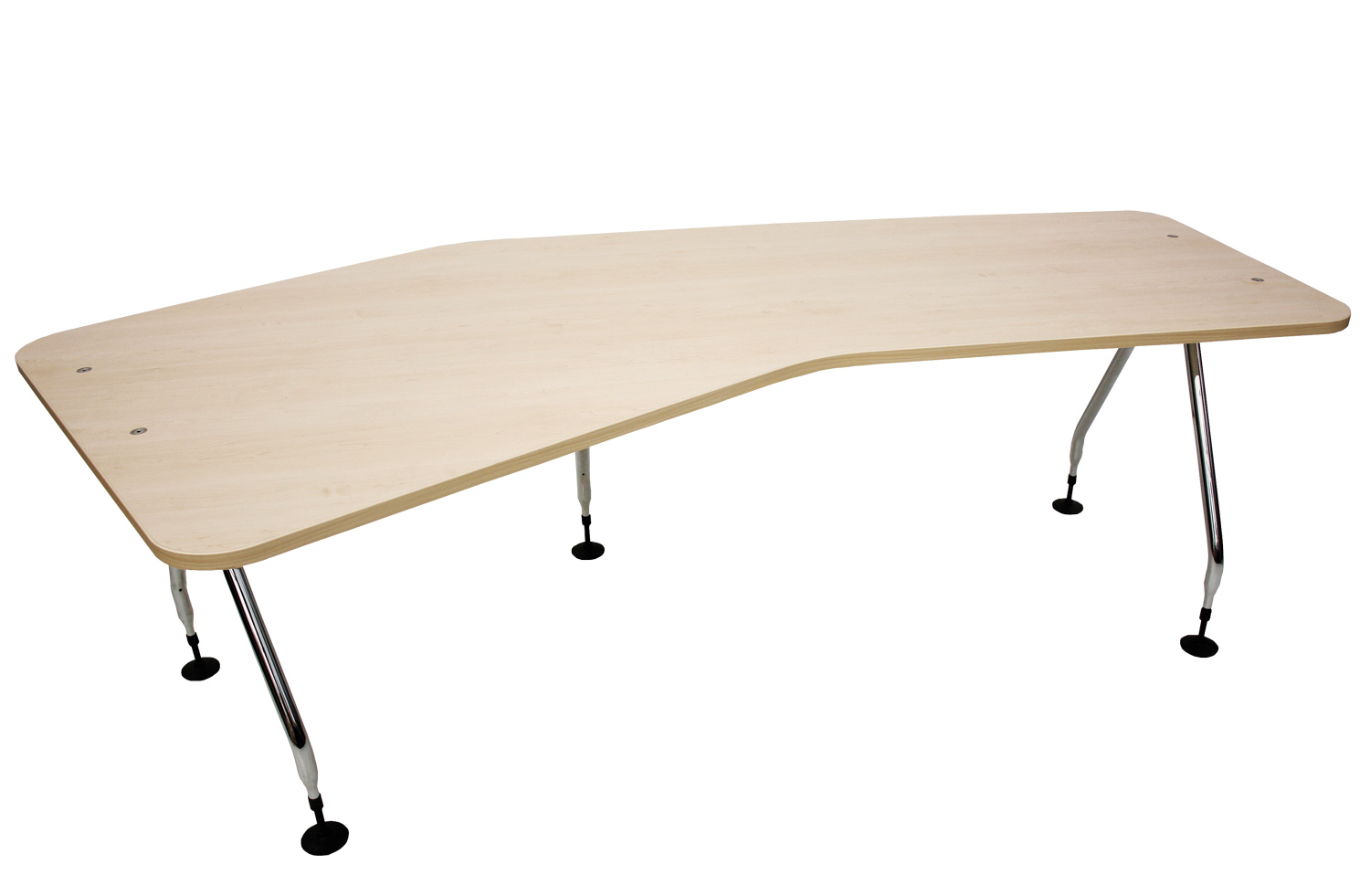 Winkelschreibtisch Vitra AdHoc, ahorn, chrom