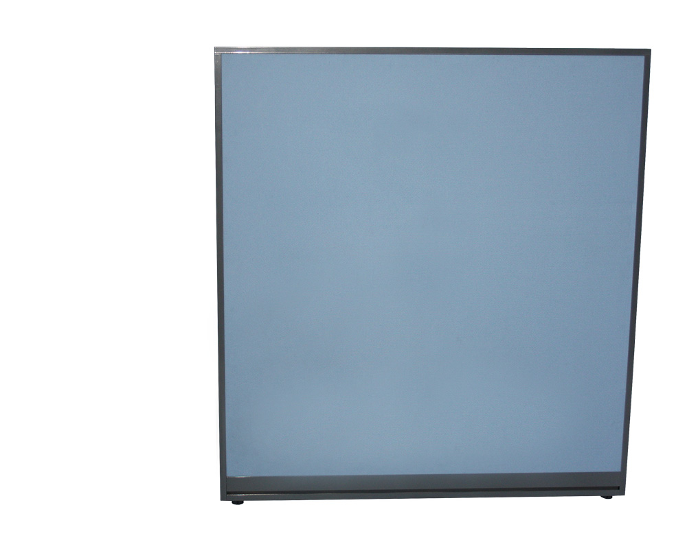 Raumteiler - 130 x 120 cm - akustisch wirksam - Rahmen: metall anthrazit-farbig