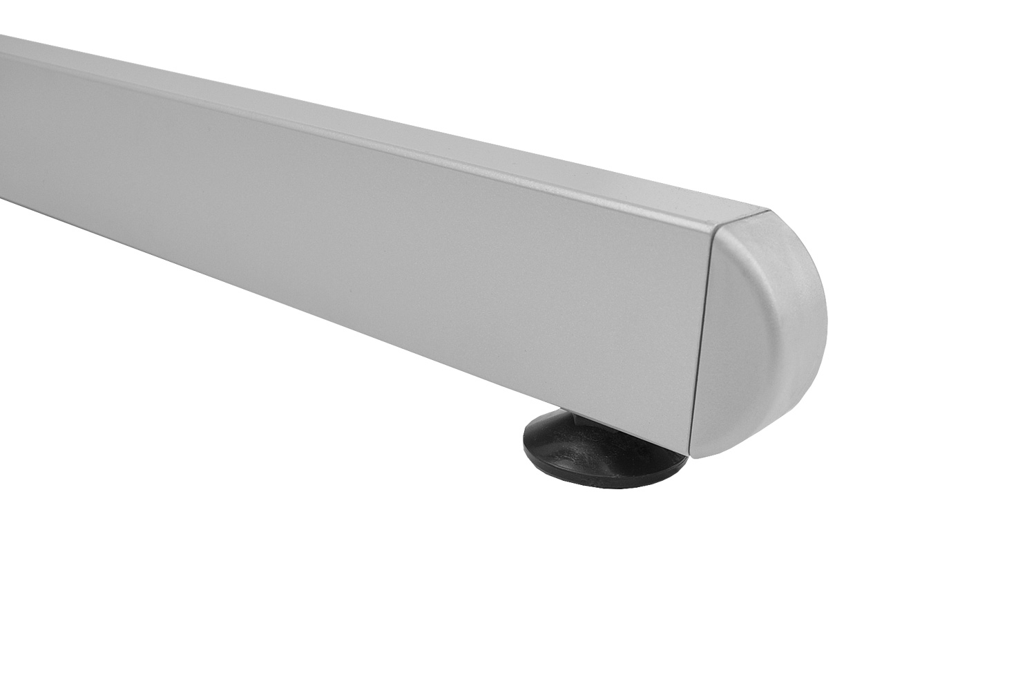 Vielhauer - System-Komfort Schreibtisch - Platte: Buche Dekor - Gestell: silbermetallic