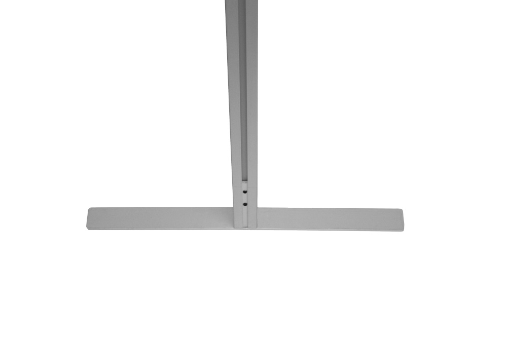 Trennwand - 170 x 80 cm - Rahmenteile: Aluminium - akustisch wirksam