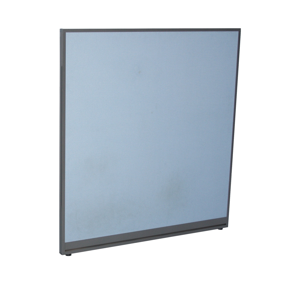 Raumteiler - 130 x 120 cm - akustisch wirksam - Rahmen: metall anthrazit-farbig