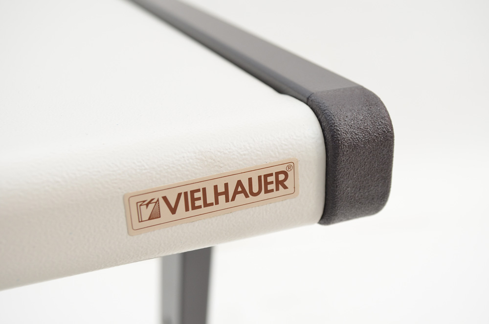 Vielhauer - Fahrtisch - Rollen feststellbar - Dekorplatte grau - Gestell schwarz - original verpackt