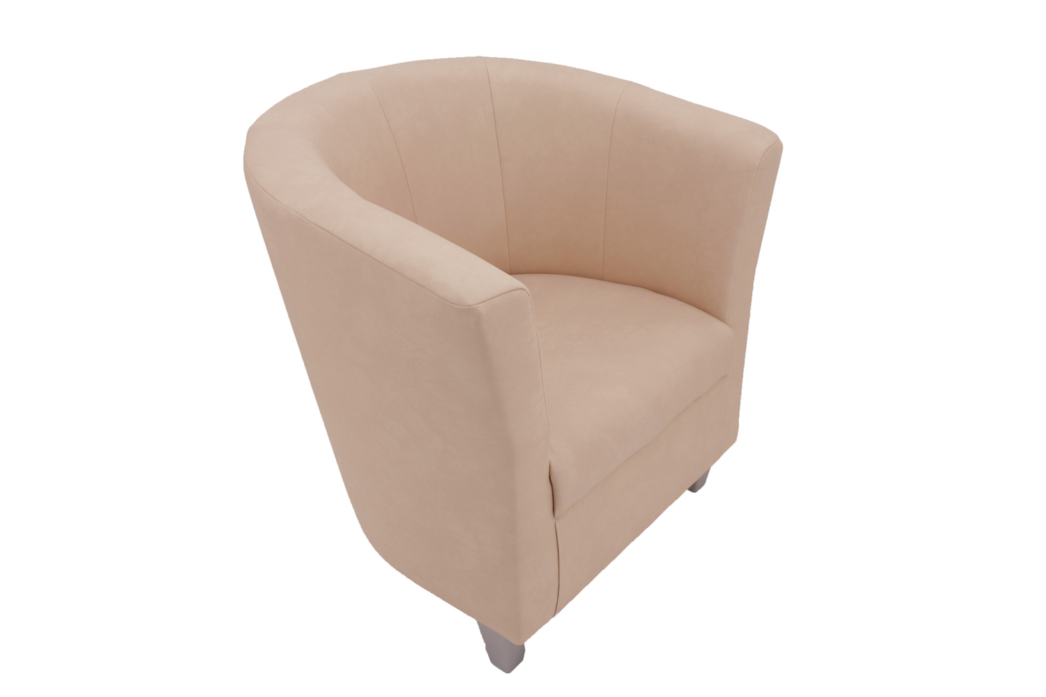 Konferenz-/Loungesessel - John Bronco - Kunstleder - beige - neu