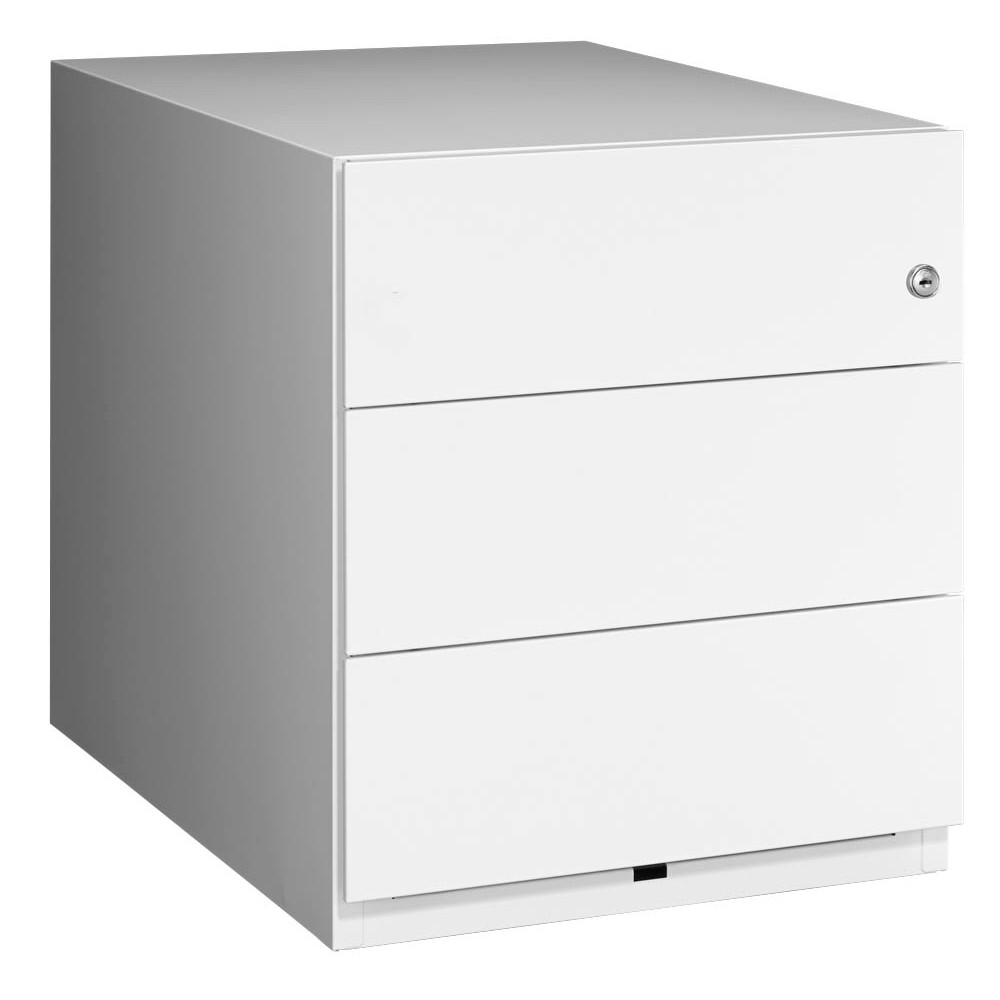 Bisley - Rollcontainer Note - 3 Universalschubladen - mit Top - mit Schloss