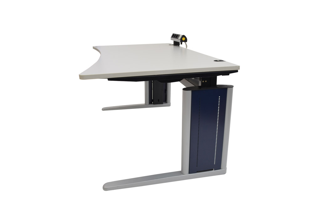 King Metra - Schreibtisch 160 cm - pneumatisch höhenverstellbar