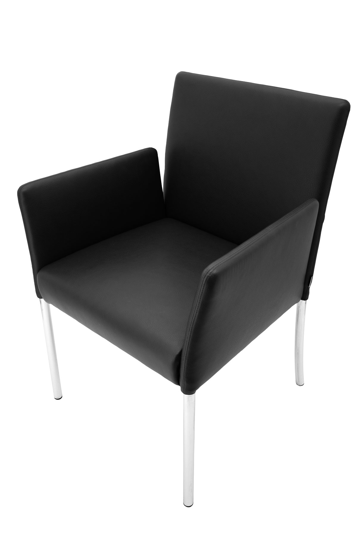 Walter Knoll - Stuhl mit Armlehnen - geeignet als Konferenz- oder Empfangsstuhl - sehr hochwertig -