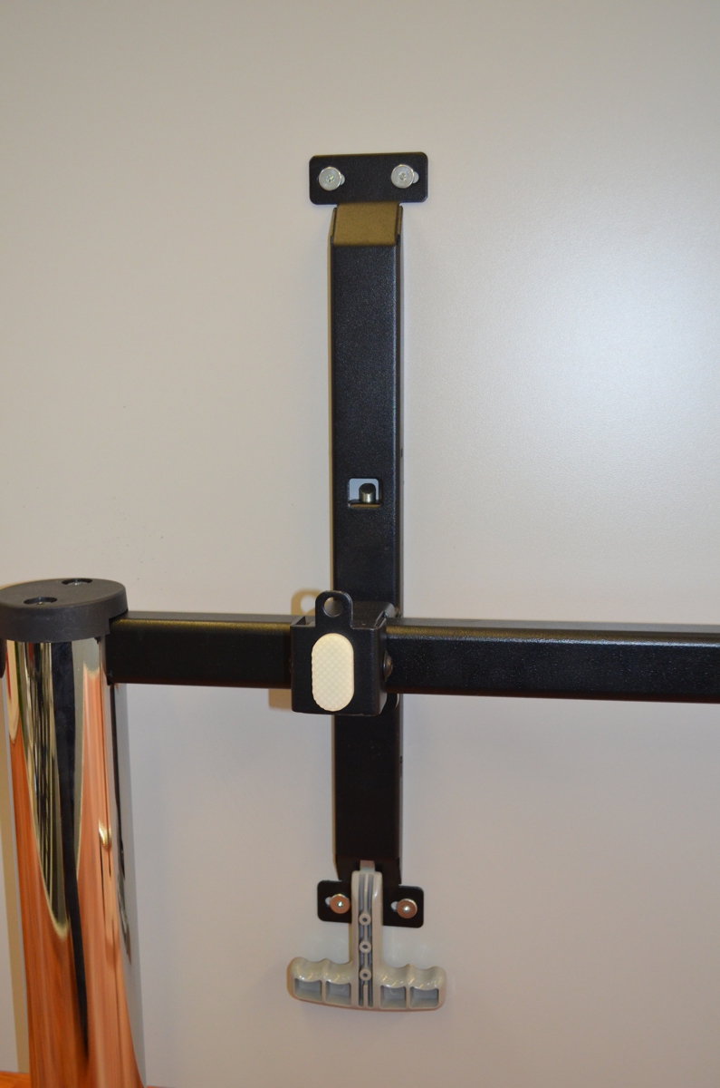 Fliptisch - 160 cm - lichtgrau / Chrom - Heyne