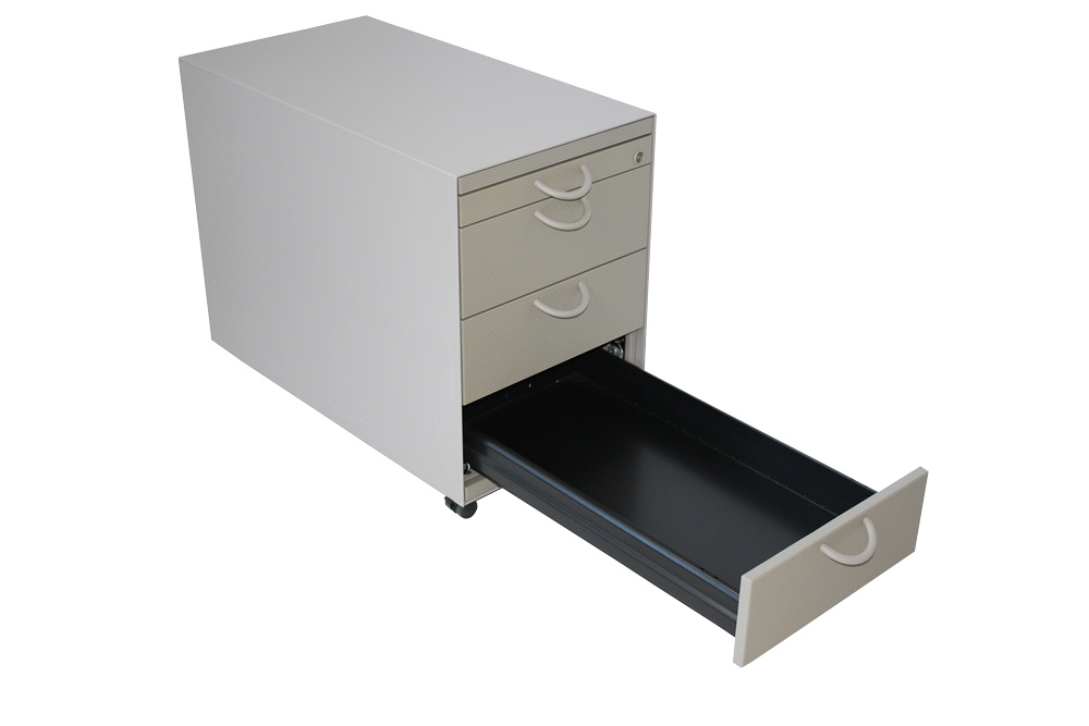 Vitra - Rollcontainer - 3 Schubladen - 1 Utensilienauszug - ohne Schloss