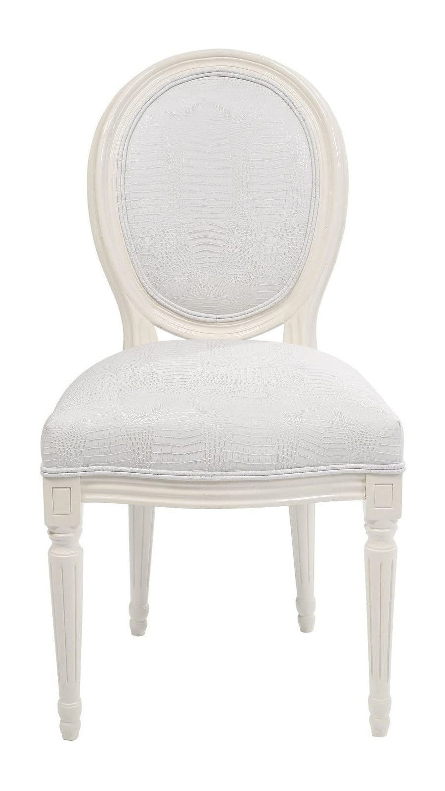 Kare Design - Stuhl - White Crocodile - Louis