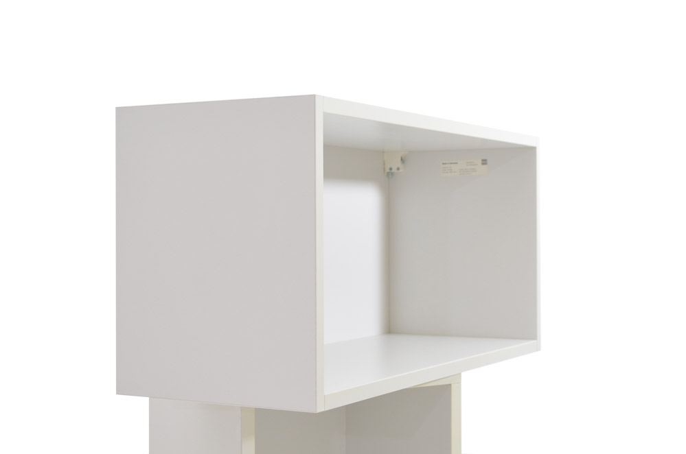 Wandregal, Hängeregal, grau, Steelcase