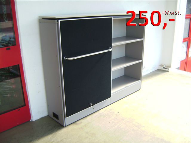 Sideboard / Schiebetürenschrank - 3 OH - mausgrau - Vitra
