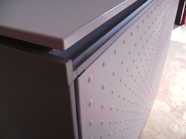 Sideboard / Schiebetürenschrank - 3 OH - mausgrau - Vitra