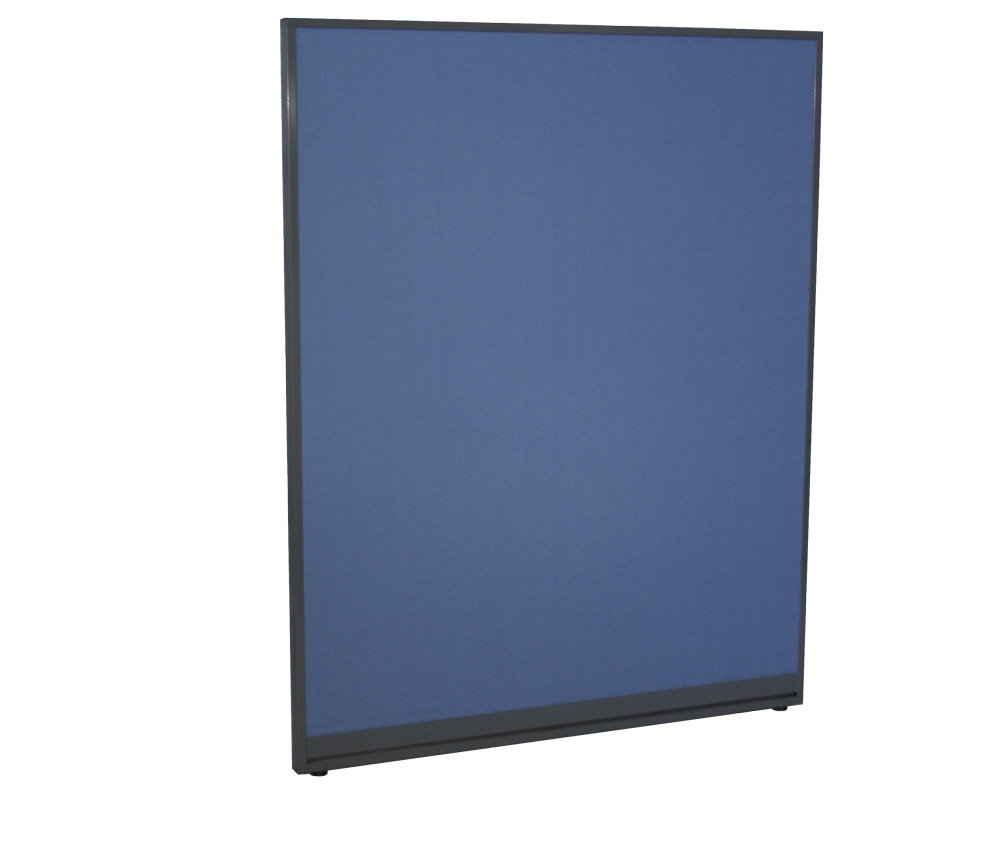 Raumteiler - 150 x 120 cm - akustisch wirksam - Rahmen: metall anthrazit-farbig lackiert