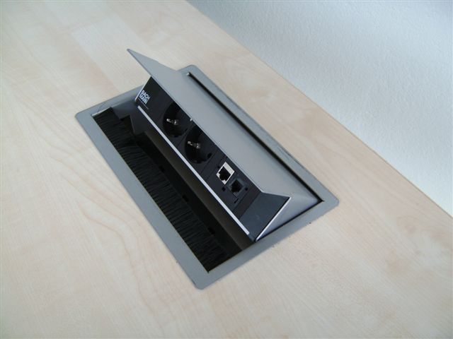 Schreibtisch - 160 cm - mit Standcontainer - Ahorn - Palmberg