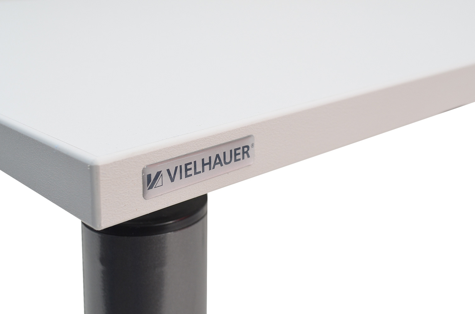 Vielhauer - System-Tisch Ergo - Platte: officegrau - Gestell: anthrazit-metallic