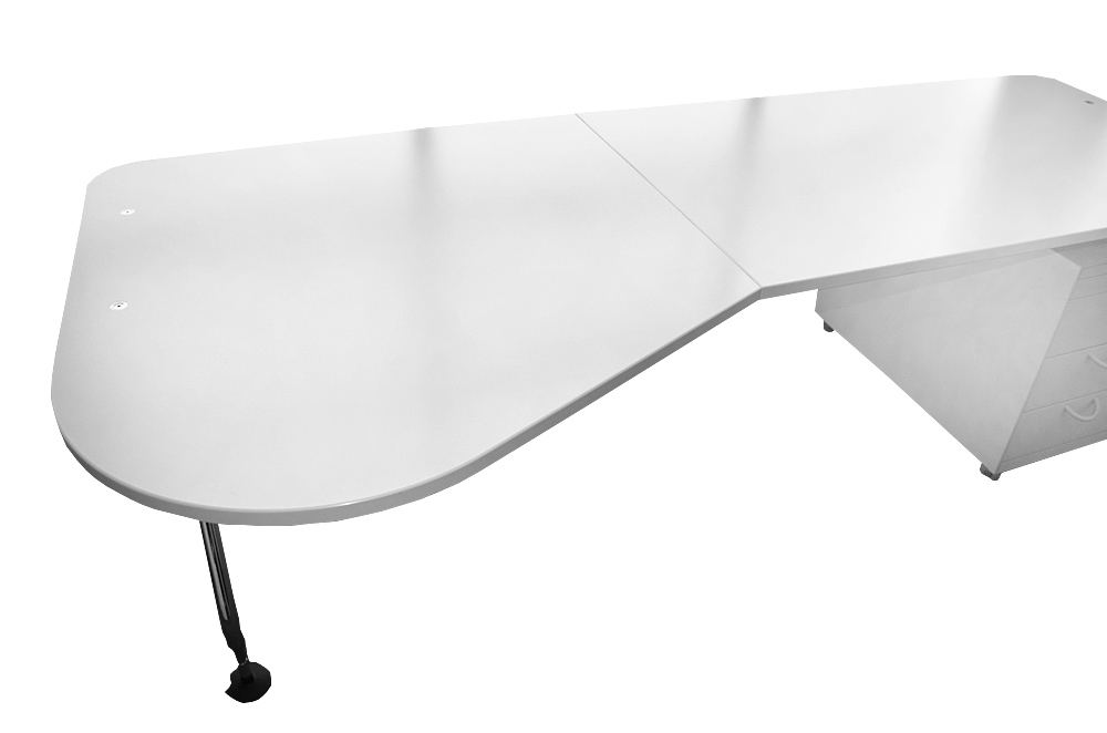 Freiform-Schreibtisch Ad Hoc - 240 cm - mit Rollcontainer - Vitra