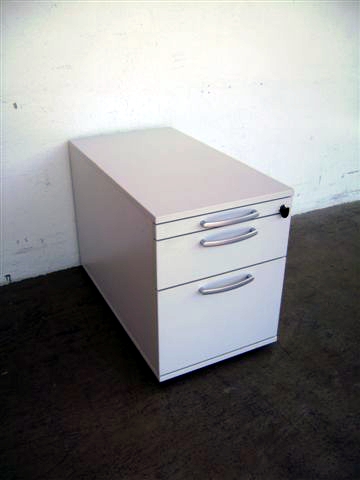 Rollcontainer - 1 Schublade, 1 HR-Schublade - weißgrau - dyes