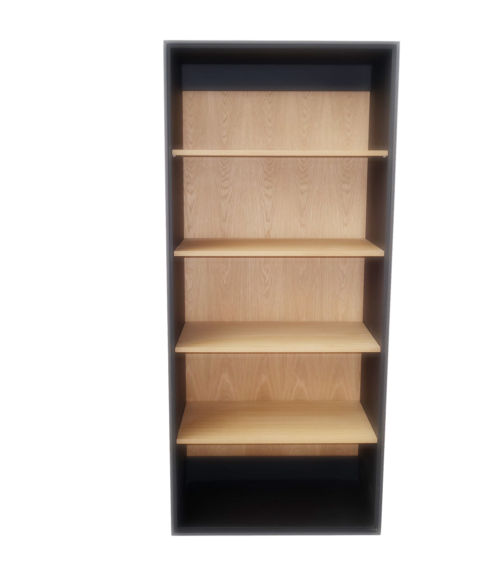 MB Aktenregal - Maxim Wildeiche Echtholz Furnier - 5 Ordnerhöhen