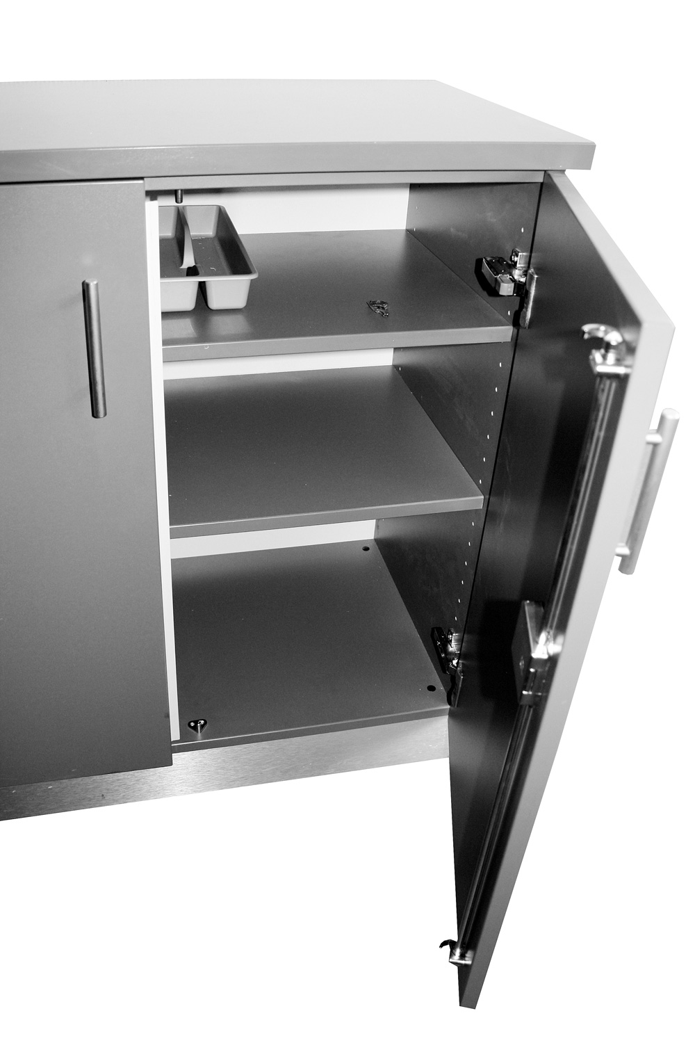 Sideboard - 245 x 46 cm - Höhe 91 cm abschließbar