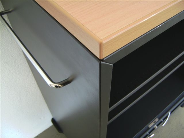 Rollcaddy - anthrazit / Buche