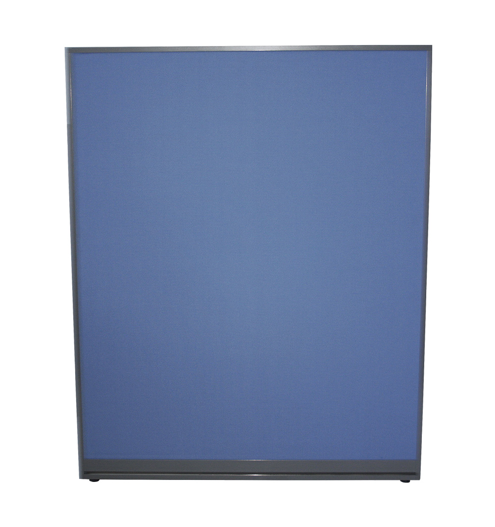 Raumteiler - 150 x 120 cm - akustisch wirksam - Rahmen: metall anthrazit-farbig lackiert