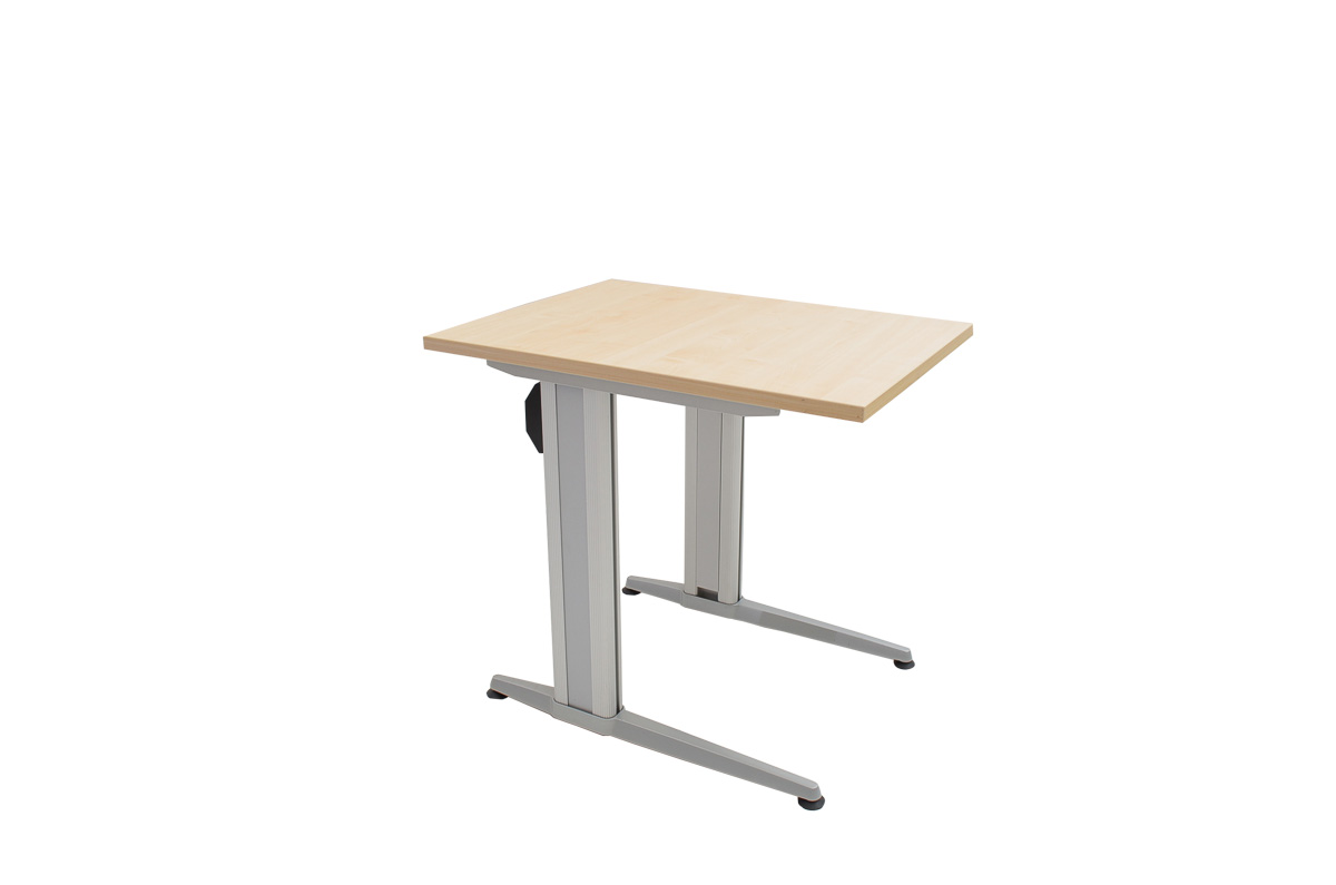 Schreibtisch, Schulungstisch, klappbar, Farbe Ahorn-Copy