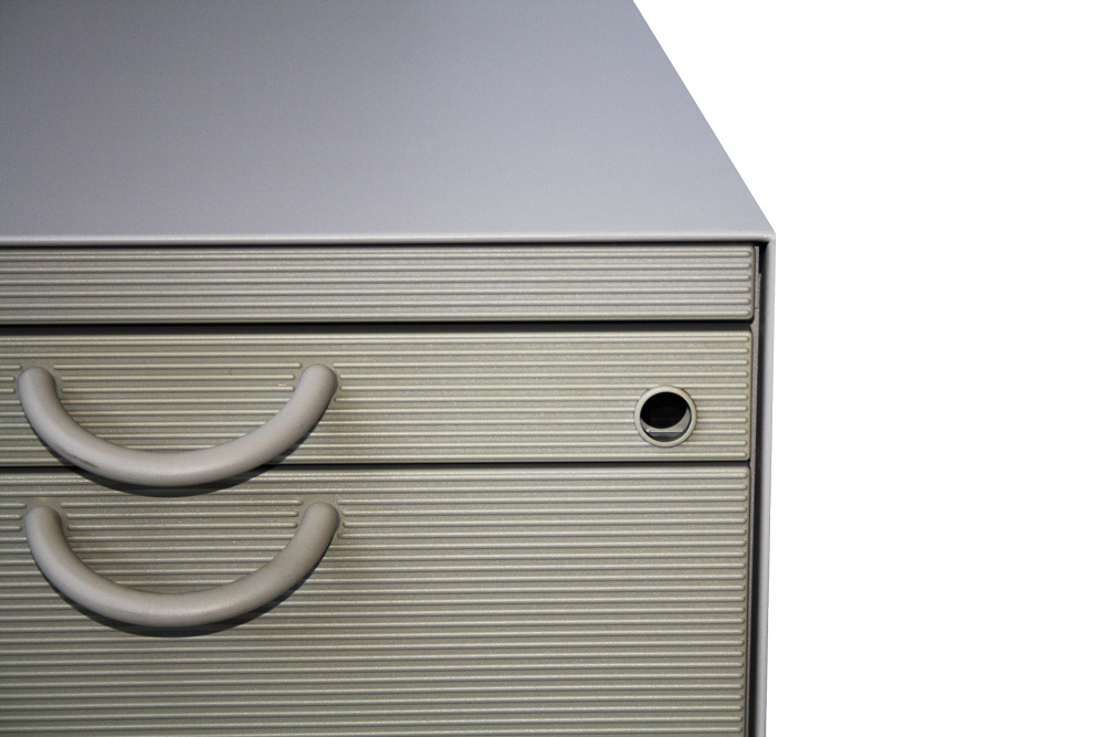 Vitra - Rollcontainer - 3 Schubladen - 1 Utensilienauszug - ohne Schloss