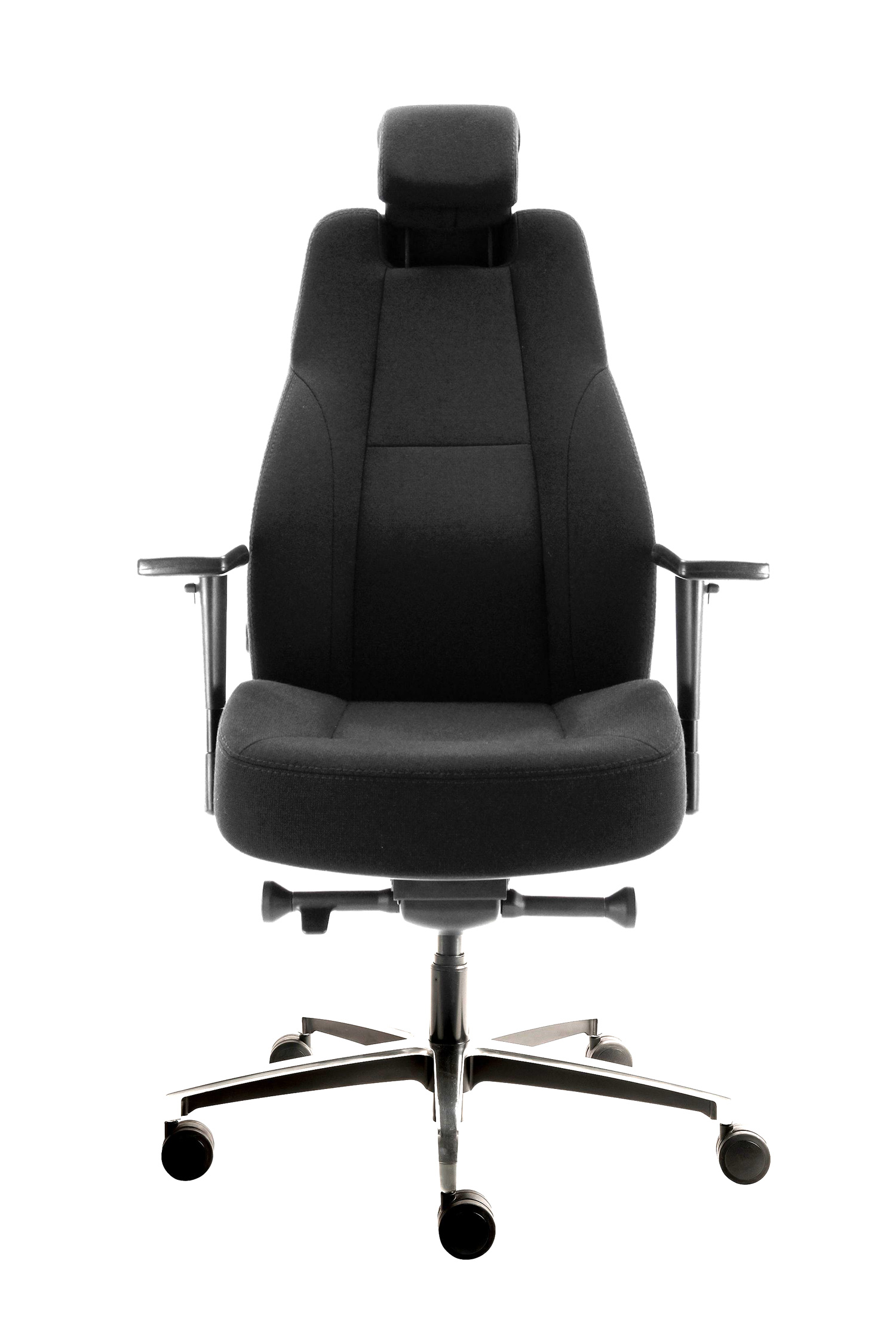 Chairsupply - Bürostuhl B1 - In Höhe und Tiefe verstellbare Kopfstütze