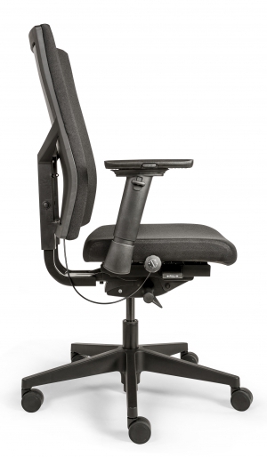 Drehstuhl 787 Edition EX Comfort - tiefenverstellbare Lordosenstütze - schwarz-