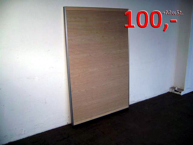 Trennwand / Funktionswand - 155 x 100 cm, Ahorn - Serie 2000 - VS