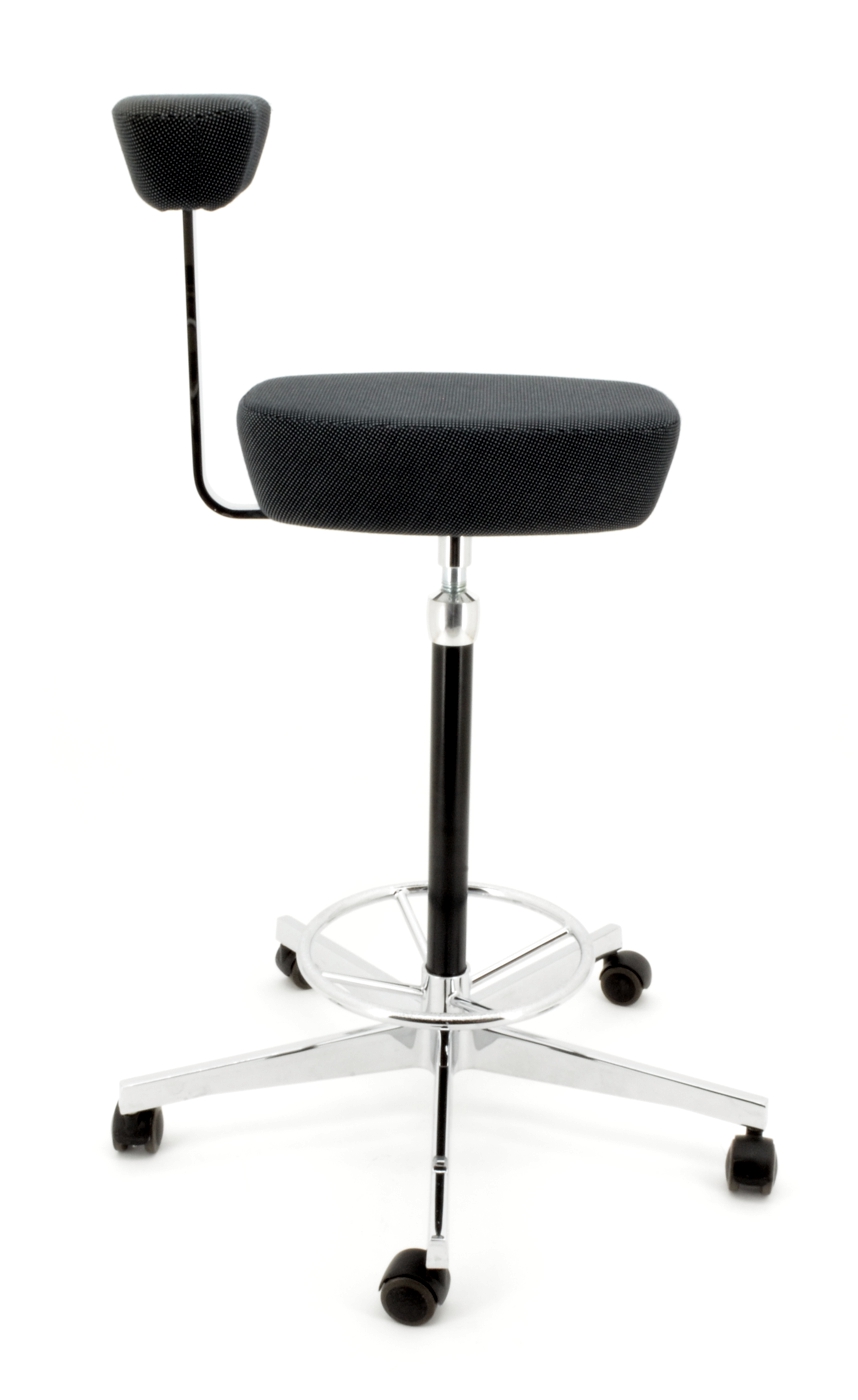 Nelson Perch Drehhocker - anthrazit/grau - Vitra