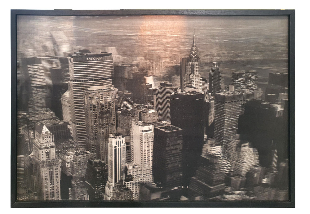 Kare Design - Bild Skyline 3D - 67 x 47 cm