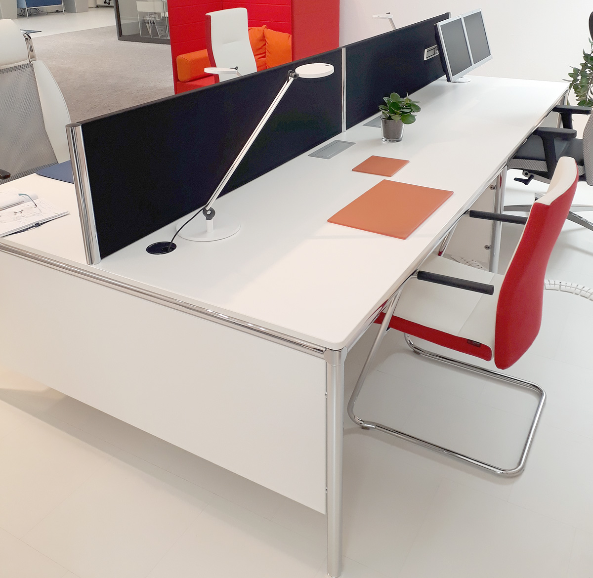 Bosse - Systemtisch S-Desk Kombination - B: 160 x T: 160 x H: 80 cm - weiß