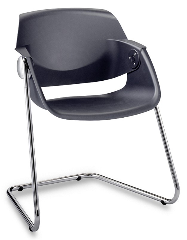 Besucherstuhl Sitag G02 - schwarz