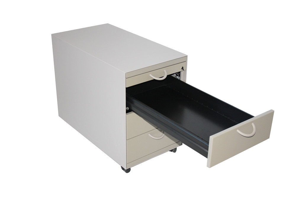 Vitra - Rollcontainer - 3 Schubladen - 1 Utensilienauszug - mit Schloss