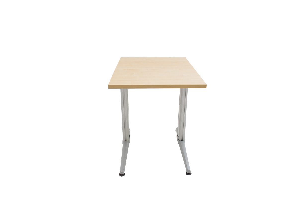 Schreibtisch, Schulungstisch, klappbar, Farbe Ahorn-Copy